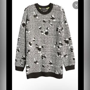 BP. + Wildfang Black with Glitch Houndstooth Sweater